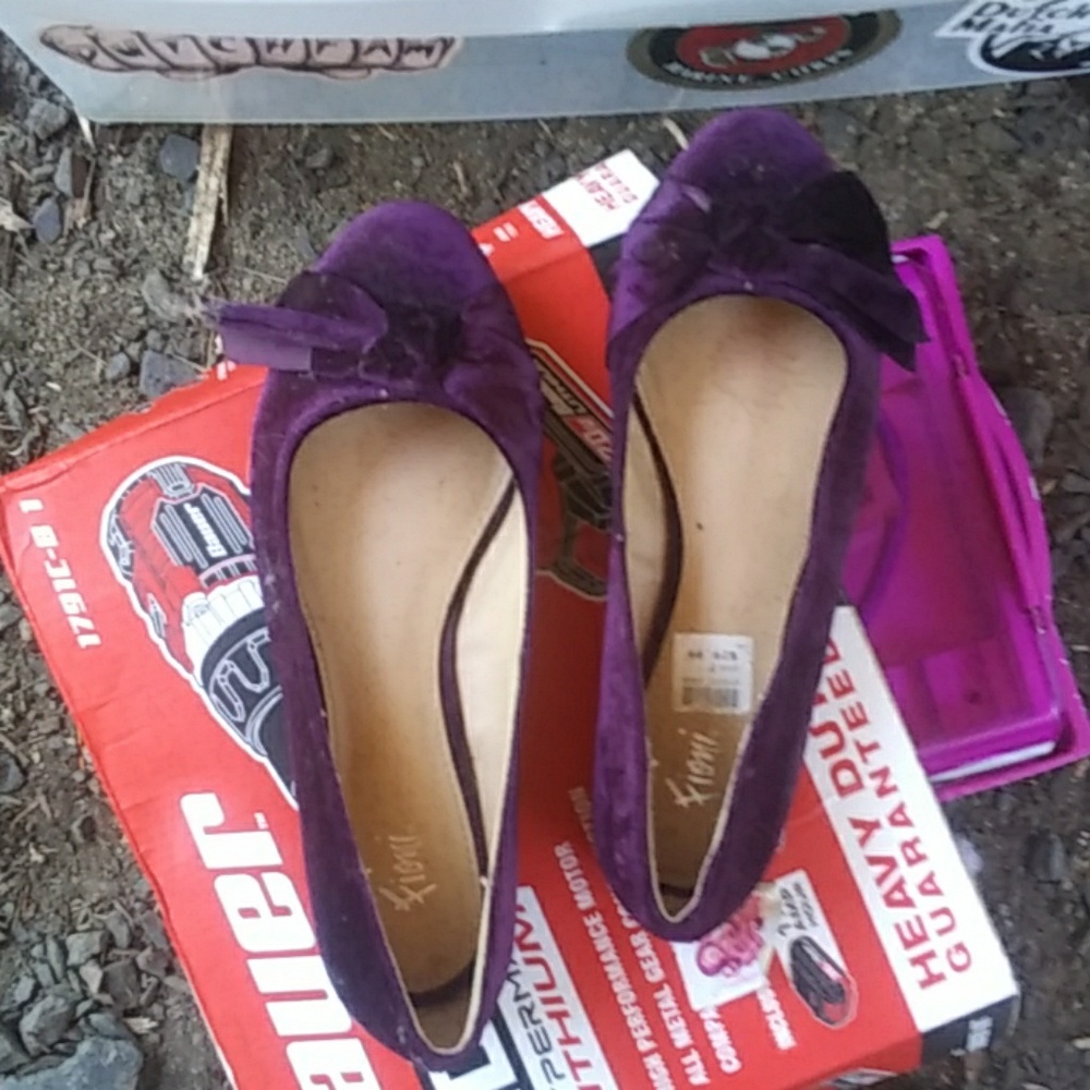 Purple flats